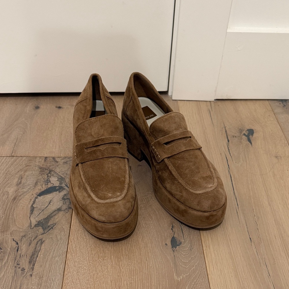 Brand New Dolce Vita Brown Suede Loafers